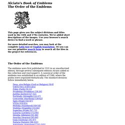 Order of Emblems