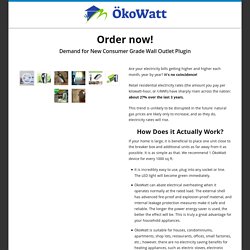 Order ÖkoWatt Now