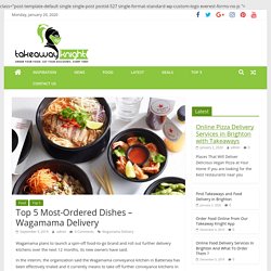 Wagamama - Delivery and Takeaway