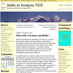 Mon ordi c’est mon e-portfolio !