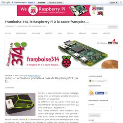 pi-top un ordinateur portable à base de Raspberry Pi 3 (ou 2)…