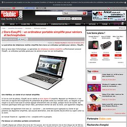 Doro EasyPC : un ordinateur portable simplifié pour séniors et technophobes