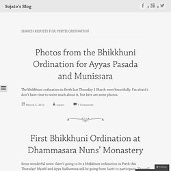 Search Results perth ordination « Sujato’s Blog