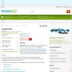 Orgametril - Onmeda: Medizin & Gesundheit