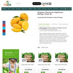 Buy Organic Alphonso Mangoes Online