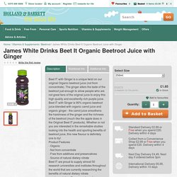 James White Drinks Beet It Organic Beetroot Juice with Ginger Beetroot with Ginger