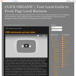 Your Local Guide to Front Page Local Business: CBD wholesale private label