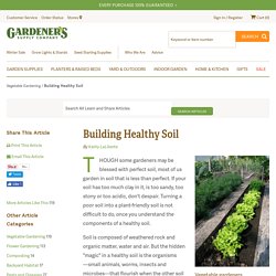 Organic Garden Soil: Use Organic Compost +more