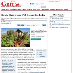 How to Make Money With Organic Gardening