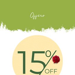 Avail 15% Off on First Purchase