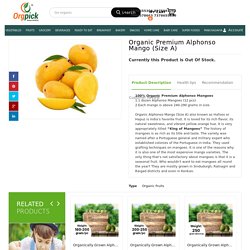 Buy Organic Premium Alphonso Mango(Size A) Online