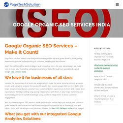 Google Organic Seo Services India