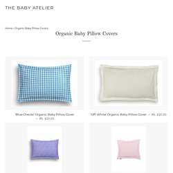 Organic Cotton Baby Pillow Cover Online Shopping in India - The BabyAtelier – The Baby Atelier