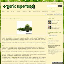 Organic Superfoods Store