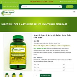 Joint Pain & Arthritis Supplements