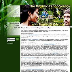 The Organic Tango School - DJ Resource