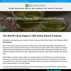 MD Organics CBD Process