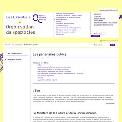 E-book de l'organisateur de spectacles - Les partenaires publics - l'Agence Culturelle d'Alsace
