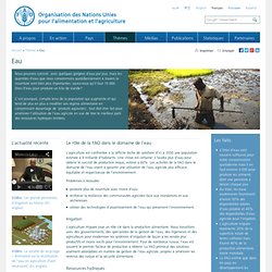 FAO - Organisation des Nations Unies pour l'alimentation et l'agriculture