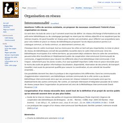 Organisation en réseau — Bibliopedia