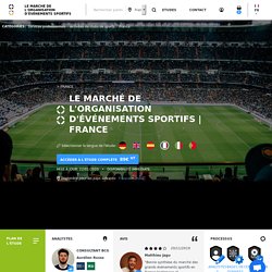Le marché de l'organisation d'événements sportifs - France