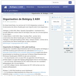 - Organisation de Bobigny 2 ASH
