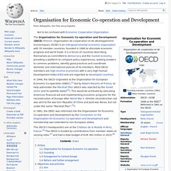 Organisation for Economic Co-operation and Development