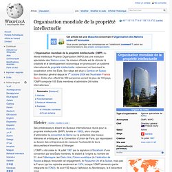 Organisation mondiale de la propriété intellectuelle