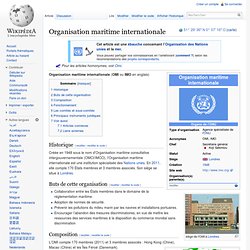 Organisation maritime internationale