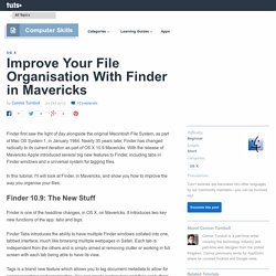 Improve Your File Organisation With Finder in Mavericks