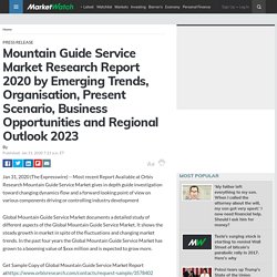 Mountain Guide Service Market Research Report 2020 by Emerging Trends, Organisation, Present Scenario, Business Opportunities and Regional Outlook 2023