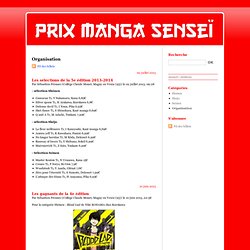 Organisation - Prix Manga Senseï