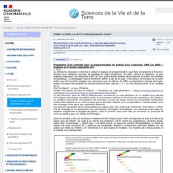 1ère (Spécialité) - Sciences de la Vie et de la Terre