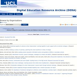 Browse by Organisations - Digital Education Resource Archive (DERA)