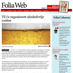 TU/e organiseert alcoholvrije cantus