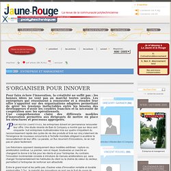 S'organiser pour innover