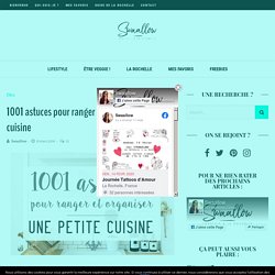 1001 astuces pour ranger et organiser une petite cuisine - SWAALLOW ‖ Blog lifestyle ‖ Blogueuse La Rochelle ‖ conseils et astuces, green, veggie, vegan, guide de la rochelle ...