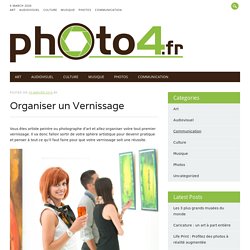 Organiser un Vernissage – photo4.fr