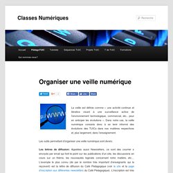 Organiser une veille numérique