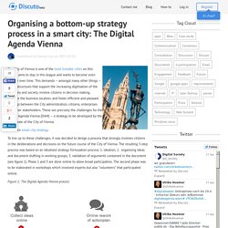 Organising a bottom-up strategy process in a smart city: The Digital Agenda Vienna
