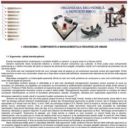 ORGANIZAREA ERGONOMICA A MUNCII IN BIROU