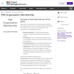 Organization Membership at ProjectManagement.com