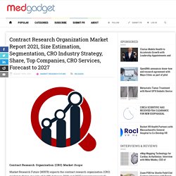 Contract Research Organization Market Report 2021, Size Estimation, Segmentation, CRO Industry Strategy, Share, Top Companies, CRO Services, Forecast to 2027