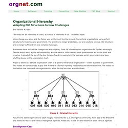 Adapting Old Organization Structures to New Challenges via Horizontal Links