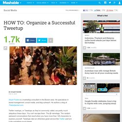 HOW TO: Organize a Successful Tweetup