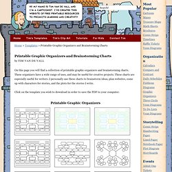 Printable Graphic Organizers and Brainstorming Charts