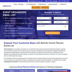 Event Organizers Mailing List