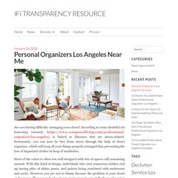 Personal Organizers Los Angeles Near Me