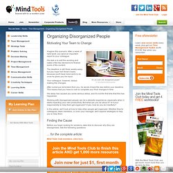 Organizing Disorganized People - Time Management Training from MindTools
