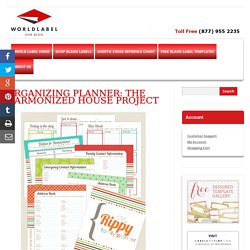 Organizing Planner: The Harmonized House Project